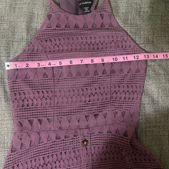 Le Château Lace Halter Dress - Picture 5 of 7